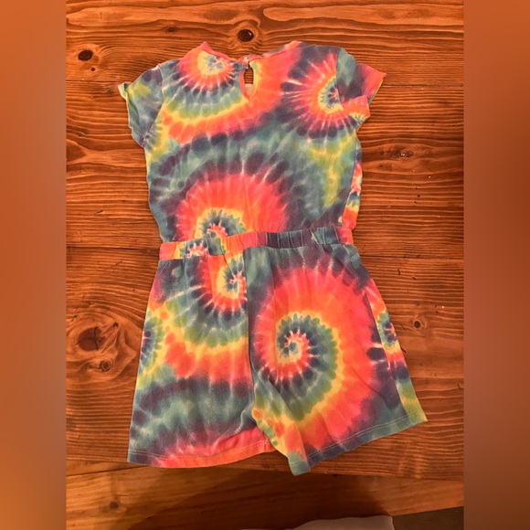 Girls Tie Dye Jumpsuit - Picture 3 of 3